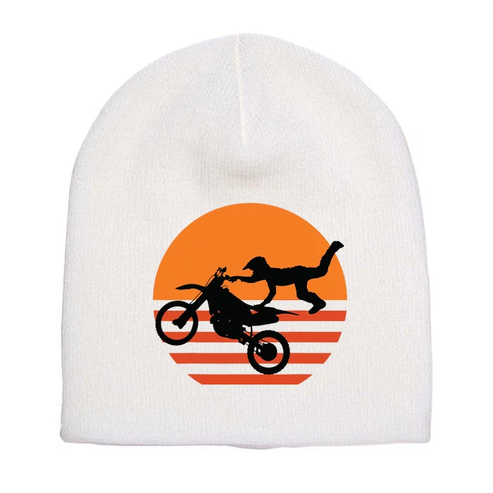 Supercross Motocross Brap Dirt Bike Rider Tee Short Acrylic Beanie