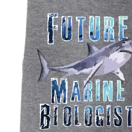 Shark Marine Biology Future Biologist Science Premium Doggie 3-End Fleece Hoodie