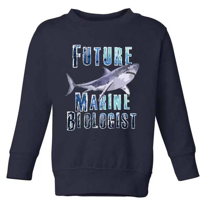 Shark Marine Biology Future Biologist Science Premium Toddler Sweatshirt