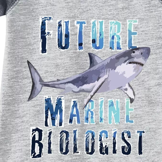 Shark Marine Biology Future Biologist Science Premium Infant Baby Jersey Bodysuit