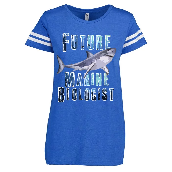 Shark Marine Biology Future Biologist Science Premium Enza Ladies Jersey Football T-Shirt