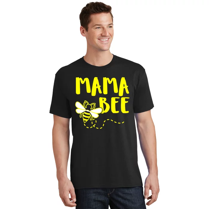 's Mama Bee Family Matching Beekeeper Mom Mommy T-Shirt