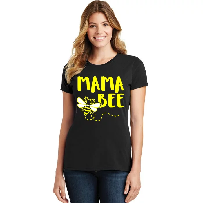 's Mama Bee Family Matching Beekeeper Mom Mommy Women's T-Shirt