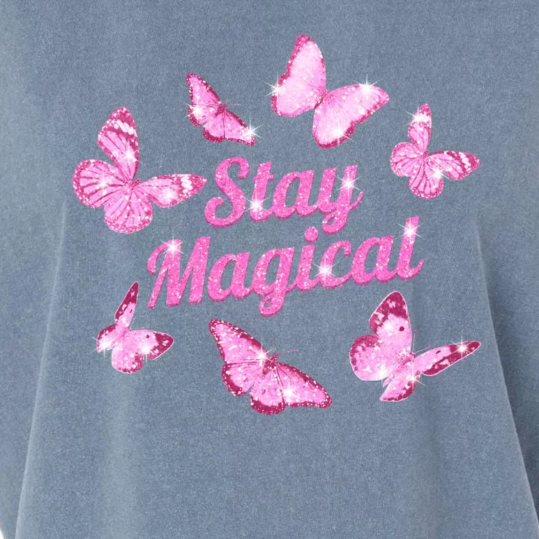 Stay Magical Butterfly Cute Gift Garment-Dyed Women's Muscle Tee