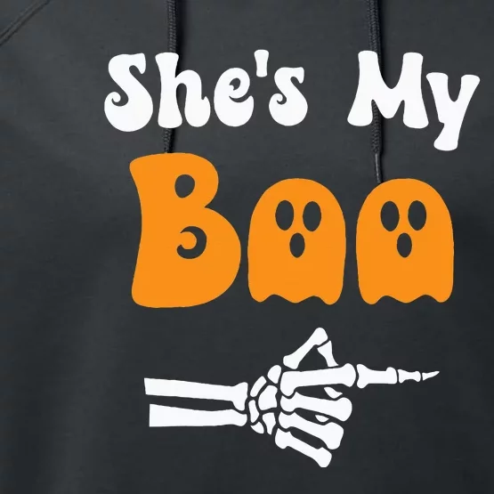 SheS My Boo Matching Halloween Pajama Performance Fleece Hoodie