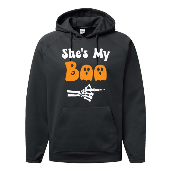 SheS My Boo Matching Halloween Pajama Performance Fleece Hoodie