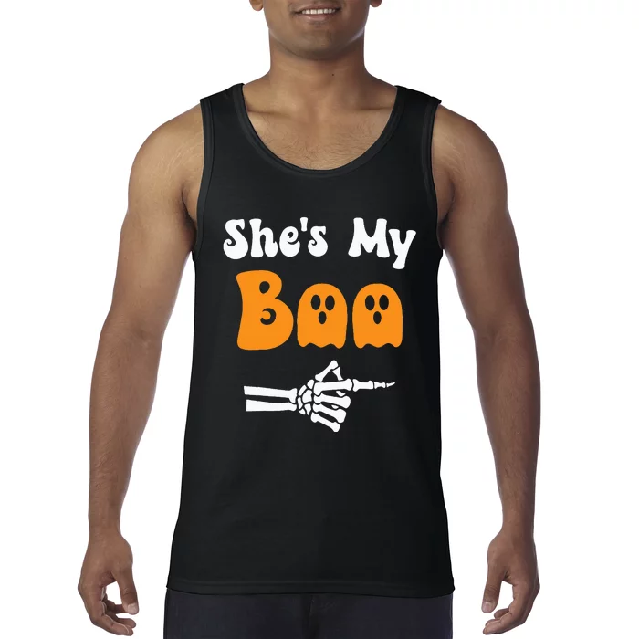 SheS My Boo Matching Halloween Pajama Tank Top