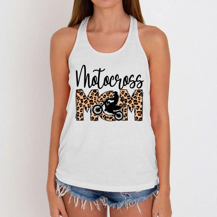 Sports Mom Bundle Motocross Women's Knotted Racerback Tank