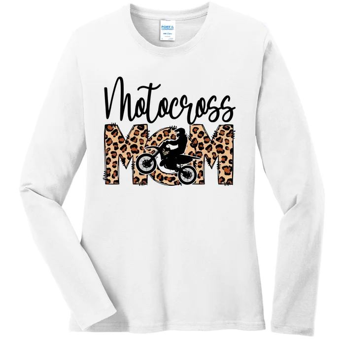 Sports Mom Bundle Motocross Ladies Long Sleeve Shirt