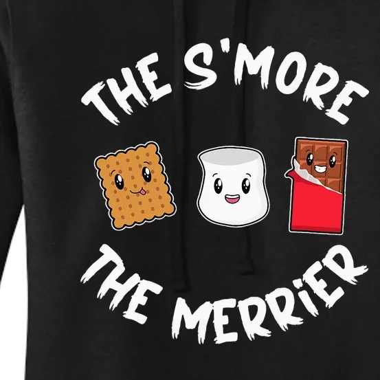 Smores Marshmallow Biscuit Chocolate Cute S'mores Women's Pullover Hoodie