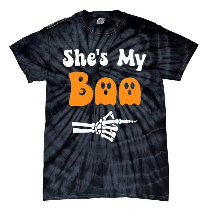 SheS My Boo Matching Halloween Pajama Couples SheS My Boo Tie-Dye T-Shirt