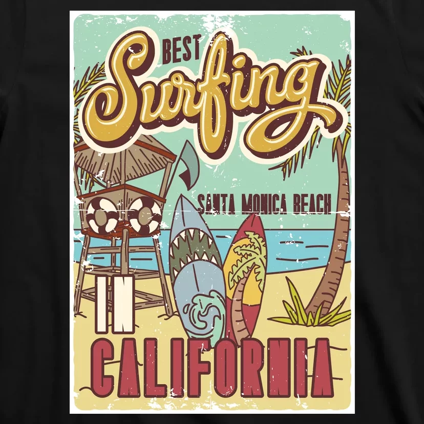 Santa Monica Beach California T-Shirt