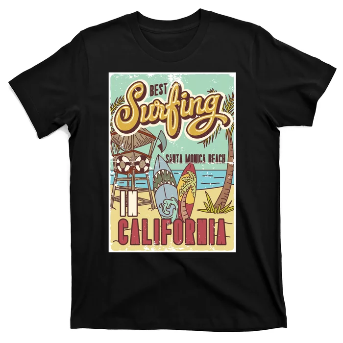 Santa Monica Beach California T-Shirt