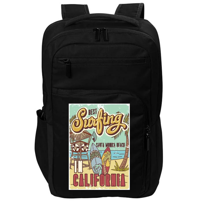 Santa Monica Beach California Impact Tech Backpack