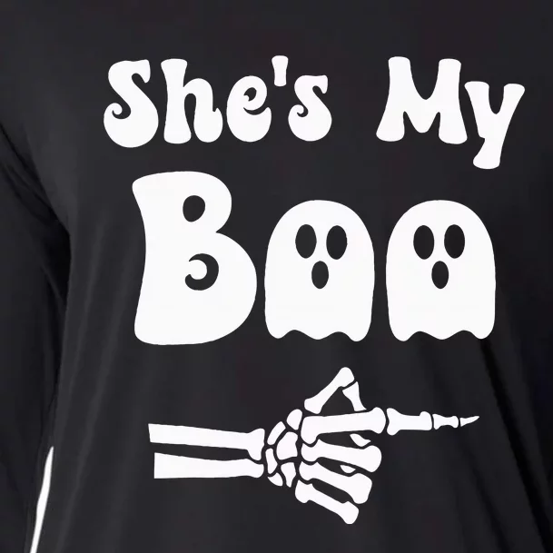 SheS My Boo Matching Halloween Pajama Couples SheS My Boo Cooling Performance Long Sleeve Crew