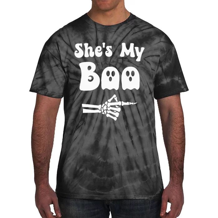 SheS My Boo Matching Halloween Pajama Couples SheS My Boo Tie-Dye T-Shirt