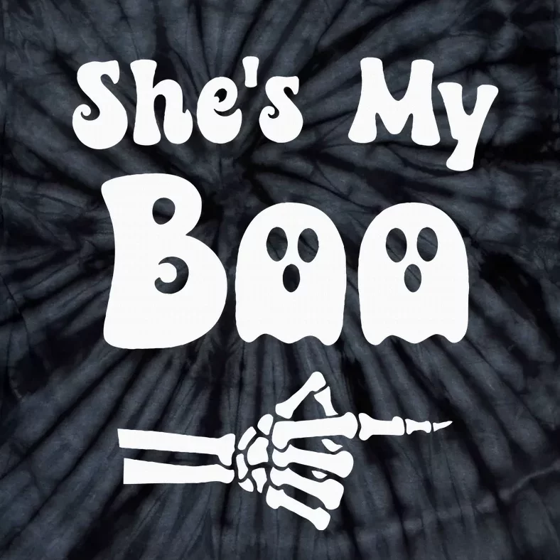 SheS My Boo Matching Halloween Pajama Couples SheS My Boo Tie-Dye T-Shirt