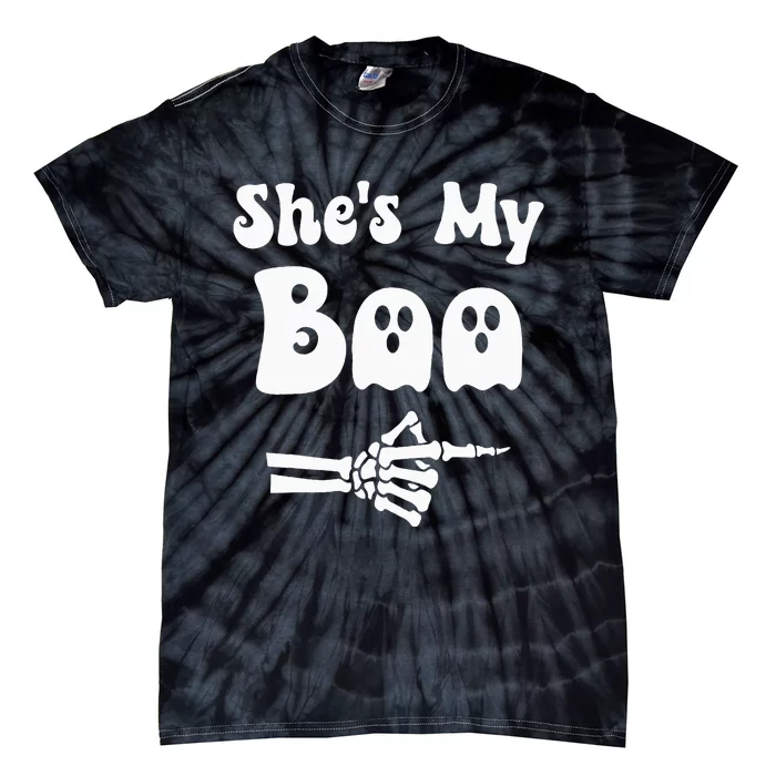 SheS My Boo Matching Halloween Pajama Couples SheS My Boo Tie-Dye T-Shirt