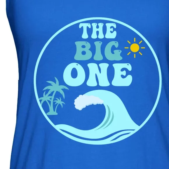 Surf Matching Birthday The Big One 1st Birthday Family Ladies Essential Flowy Tank