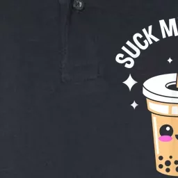 Suck My Balls Boba Softstyle Adult Sport Polo