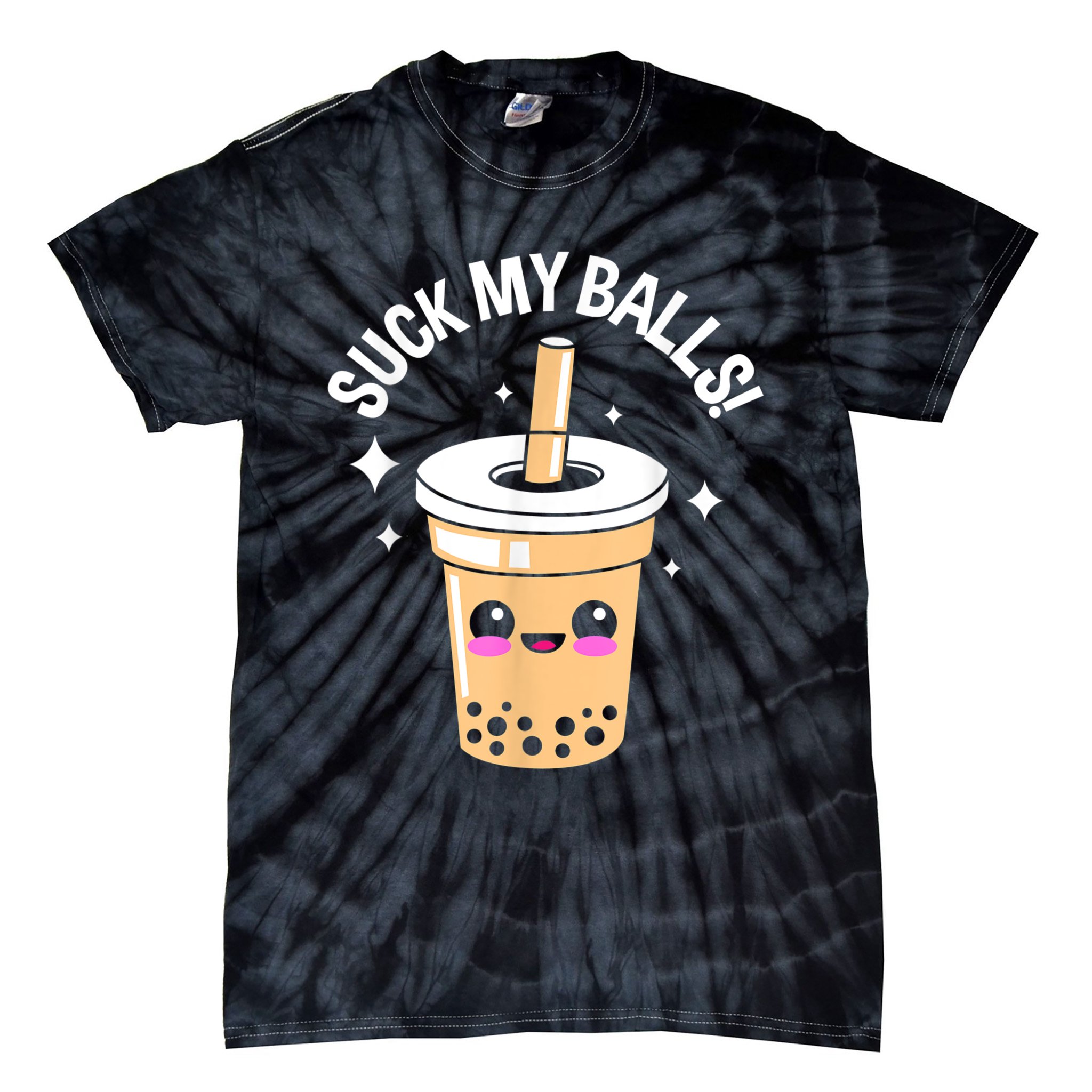 Suck My Balls Boba Tie-Dye T-Shirt | TeeShirtPalace