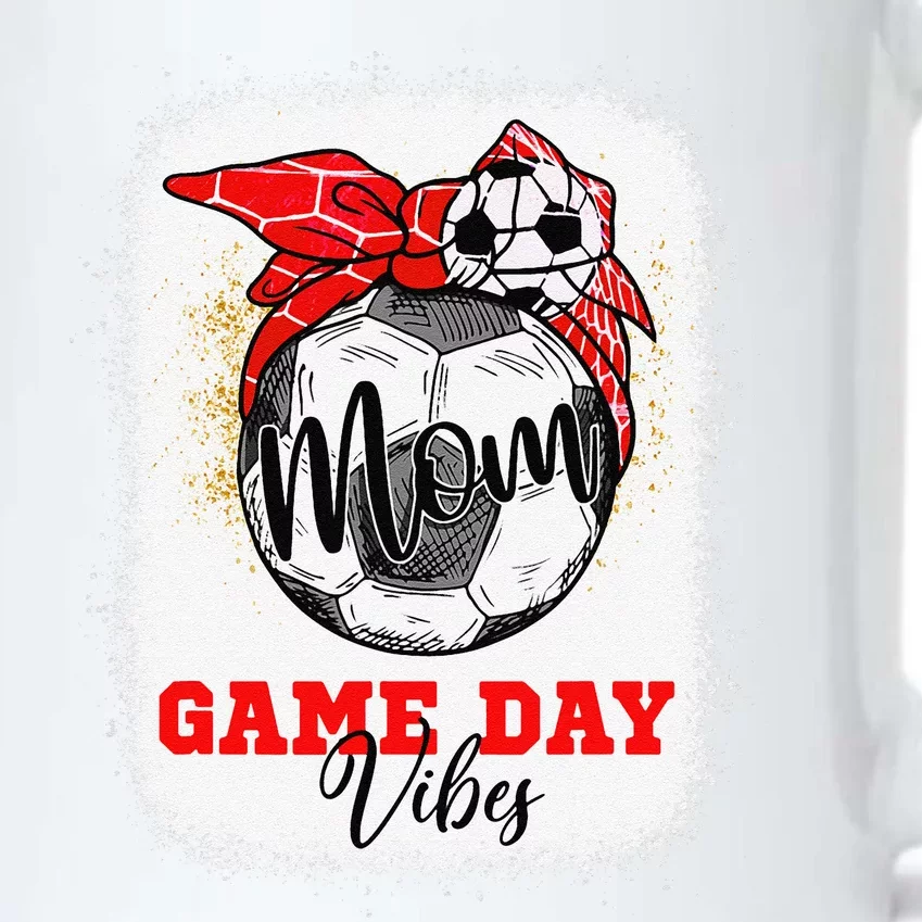 Soccer Mom Bleached Bun Mothers Day Soccer Mom Game Day Vibe Black Color Changing Mug