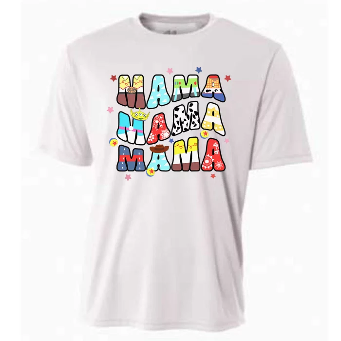 Story Mama Boy Mom Mommy Happy MotherS Day Cooling Performance Crew T-Shirt