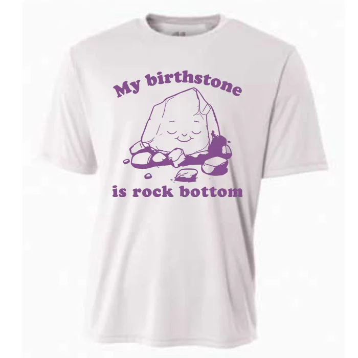 Slippywild My Birthstone Is Rock Bottom Cooling Performance Crew T-Shirt