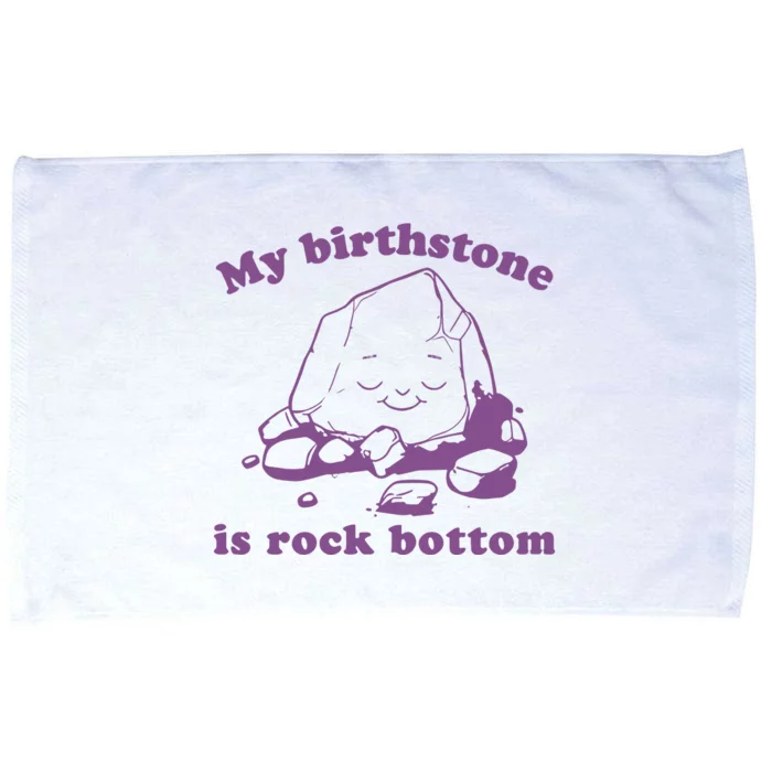 Slippywild My Birthstone Is Rock Bottom Microfiber Hand Towel