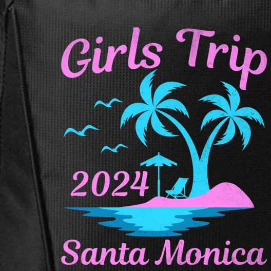 Santa Monica Beach California Summer Trip 2024 Funny Gift City Backpack