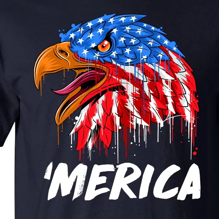 Sweet Merica Ball Eagle Tall T-Shirt