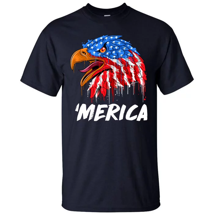 Sweet Merica Ball Eagle Tall T-Shirt