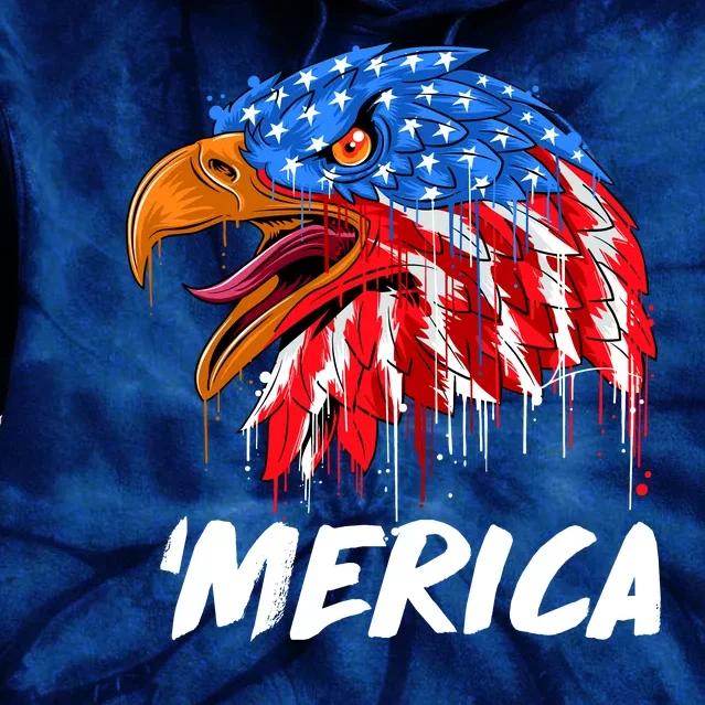 Sweet Merica Ball Eagle Tie Dye Hoodie