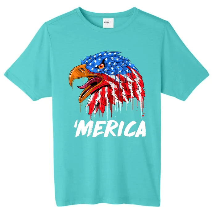 Sweet Merica Ball Eagle ChromaSoft Performance T-Shirt