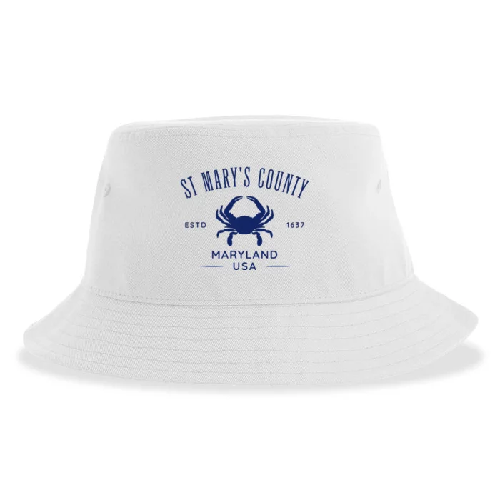 St MaryS County In Southern Maryland Est 1637 Sustainable Bucket Hat