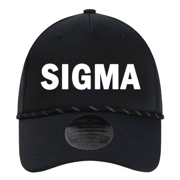 Sigma Male Cute Gift Simple Minimal Loner Lone Wolf Alpha Introvert Gift Performance The Dyno Cap