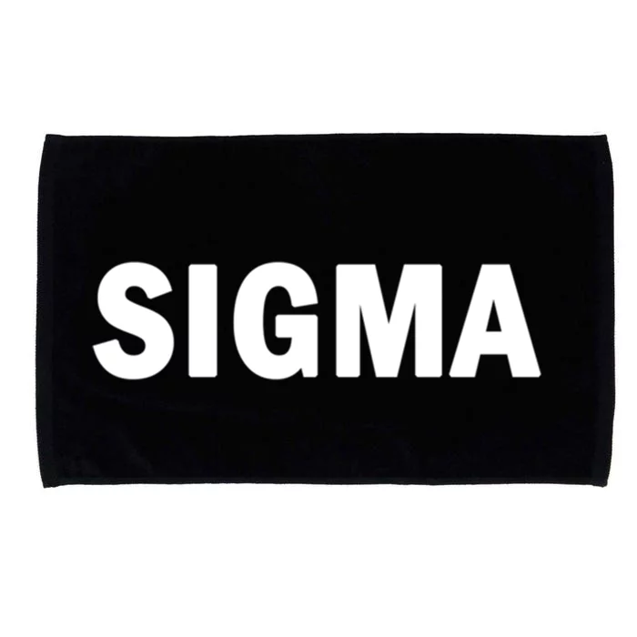 Sigma Male Cute Gift Simple Minimal Loner Lone Wolf Alpha Introvert Gift Microfiber Hand Towel