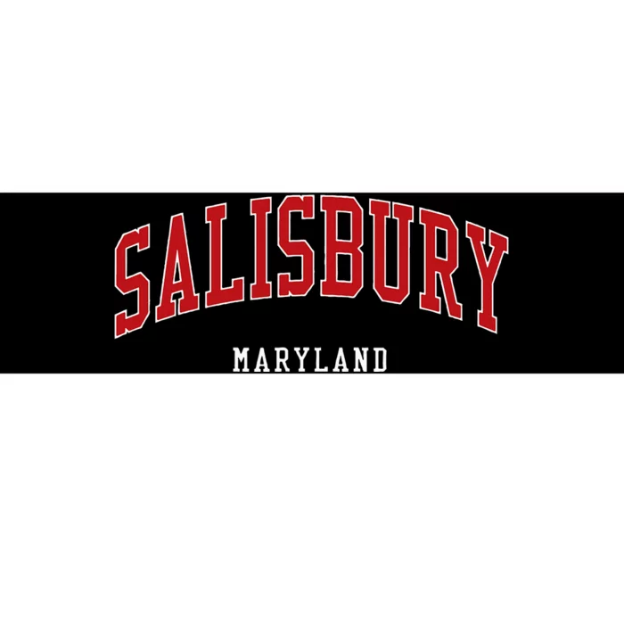 Salisbury Maryland College University Style Bumper Sticker