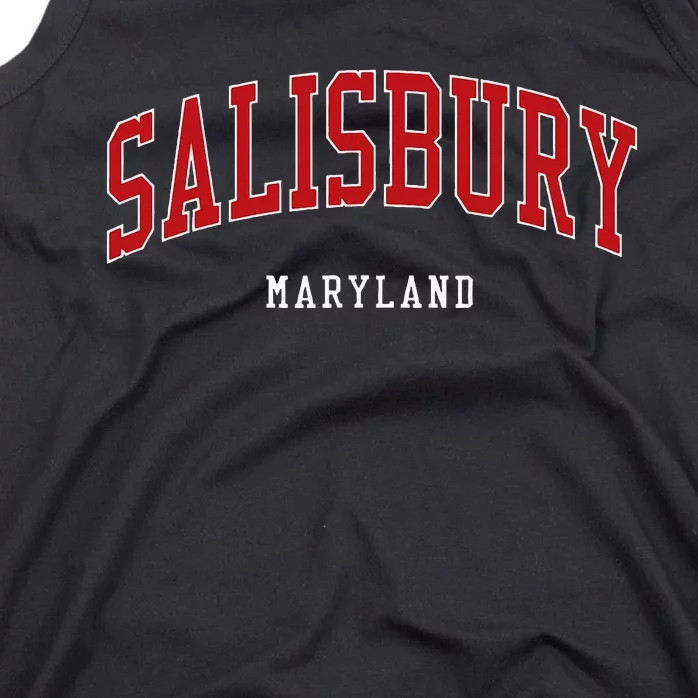 Salisbury Maryland College University Style Tank Top