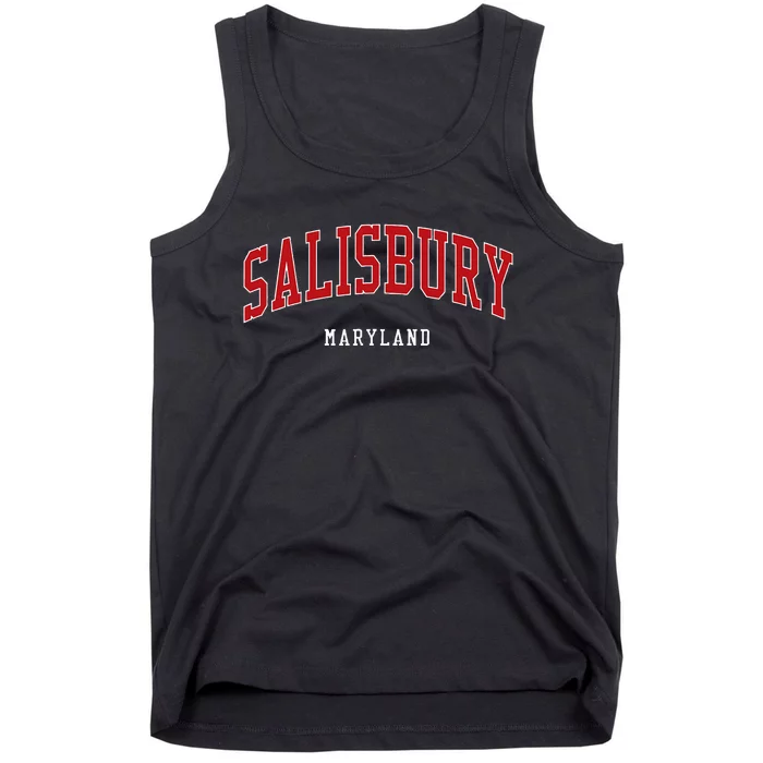 Salisbury Maryland College University Style Tank Top