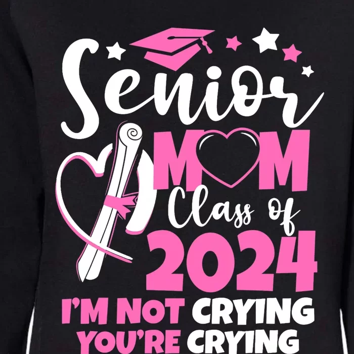 Senior Mom Class Of 2024 24 Graduate Graduation 24 Gift Womens California Wash Sweatshirt