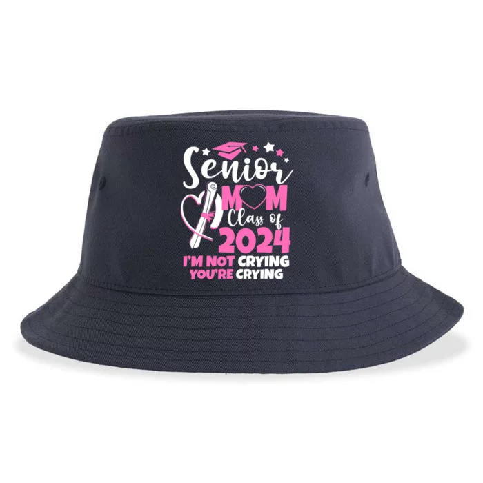 Senior Mom Class Of 2024 24 Graduate Graduation 24 Gift Sustainable Bucket Hat