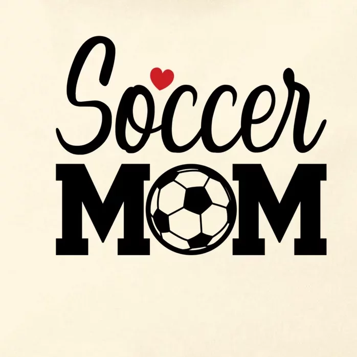 Soccer Mom Cute Mom Life Soccer Game Day Cheer Mom Gift Zip Tote Bag