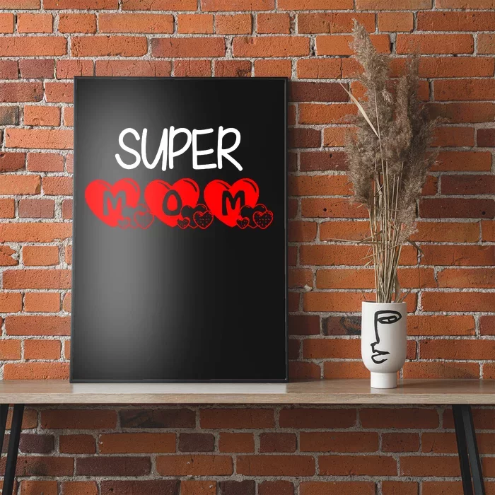 Super Mum Cute Mothers Day Lovely Poster