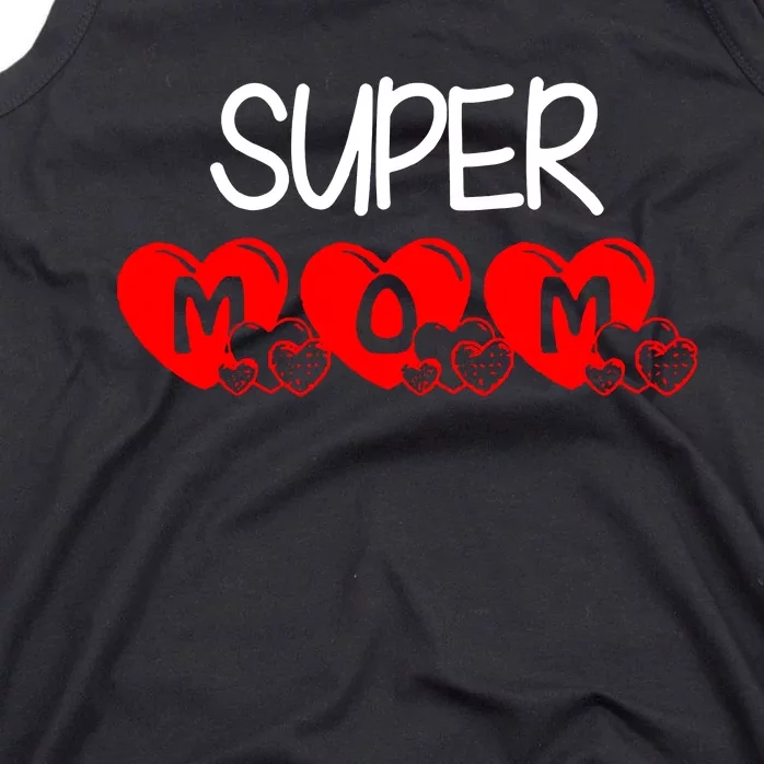 Super Mum Cute Mothers Day Lovely Tank Top