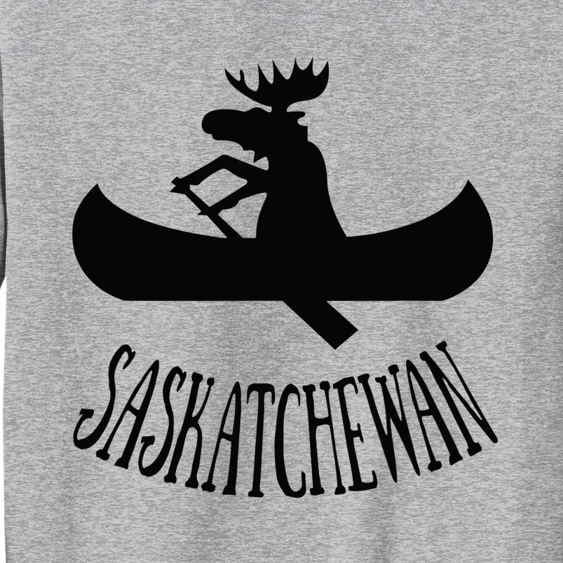 Saskatchewan Moose Canoe Tall Sweatshirt