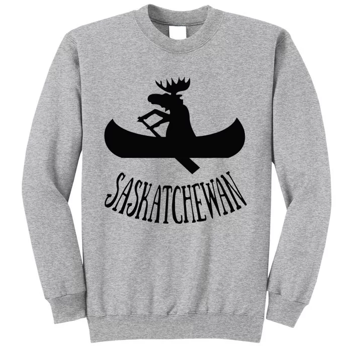 Saskatchewan Moose Canoe Tall Sweatshirt