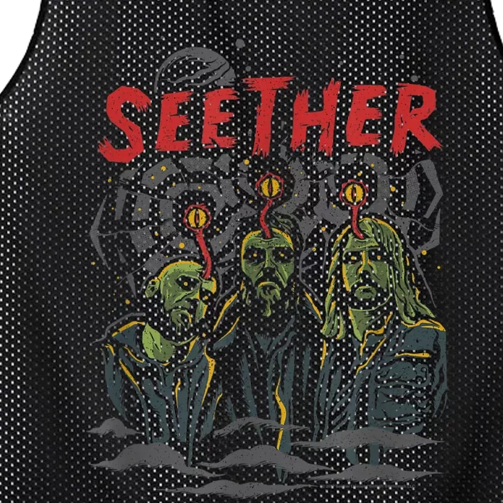 Seether Mind Control Mesh Reversible Basketball Jersey Tank