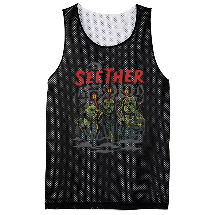 Seether Mind Control Mesh Reversible Basketball Jersey Tank