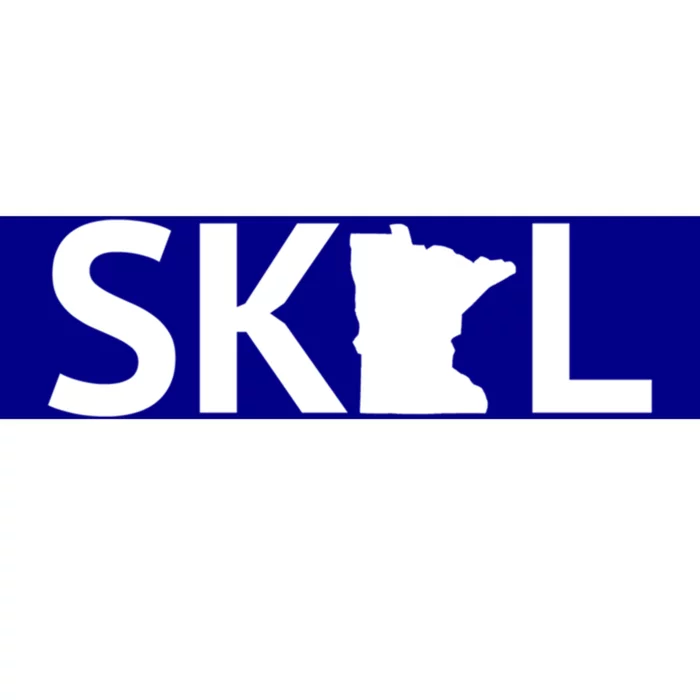 Skol Minnesota Cool Gift Let's Go Mn Hooded Great Gift Bumper Sticker